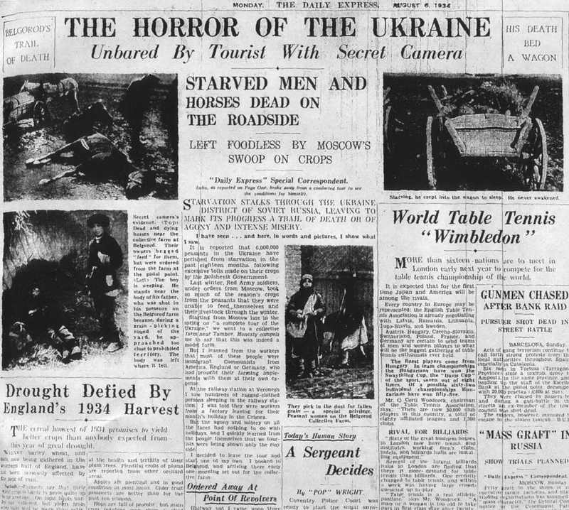 Ukraine Holodomor Völkermord