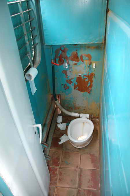 Toilette Schmalspurbahn Litauen