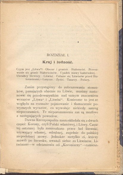 Litauens Völker Innenseite