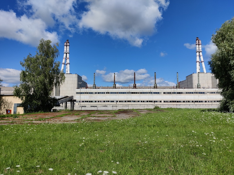 Ignalina Atomkraftwerk Litauen  Ansicht