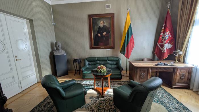 Präsidentenpalast Kaunas  Arbeitszimmer des Präsidenten