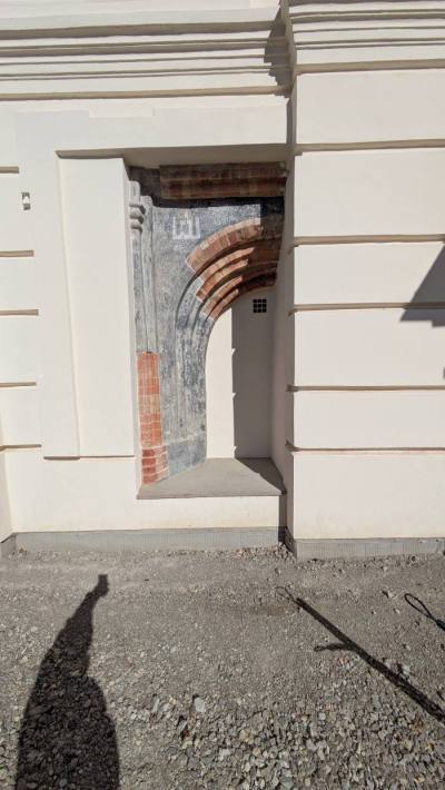 Kaunas Rathaus alte Details des Rathauses