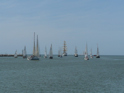 Segelschiffe in Klaipeda
