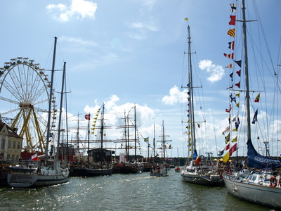 Segelschiffe Klaipeda Hafen