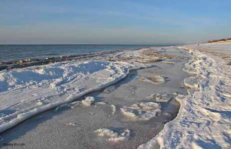 Baltisches Meer im Winter