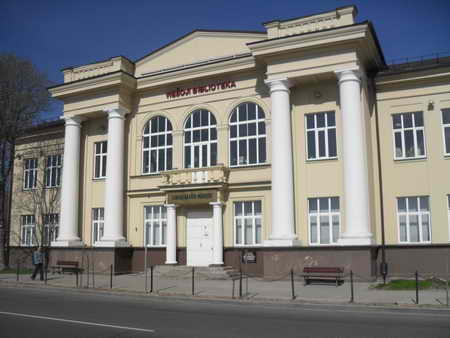 Bücherei und Museum Zarasai Litauen