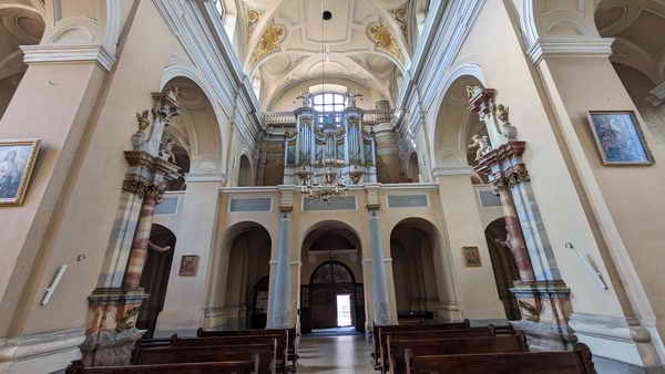 Allerheiligenkirche Blick auf die Orgel