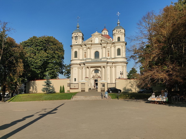 St. Peter und Paul Frontansicht Vilnius