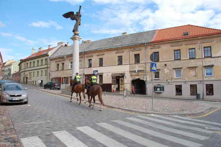 Berittene Polizei Uzupis Vilnius