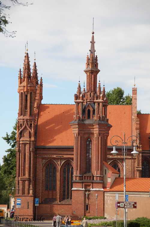 St. Anna Kirche Vilnius Litauen