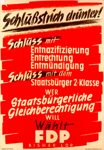 FDP Schlussstrich 1945