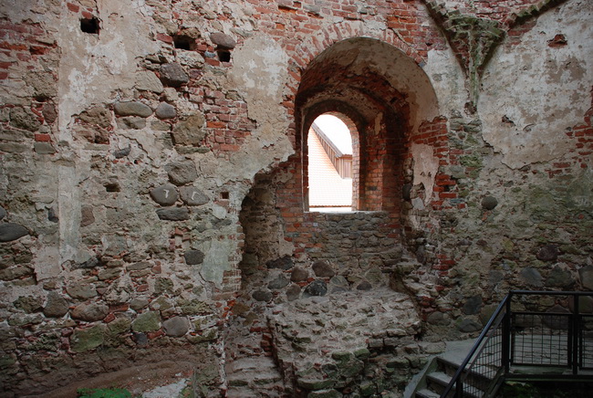 erste Etage  Burg Bauska