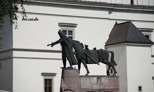 Gediminas Reiterstatue Vilnius