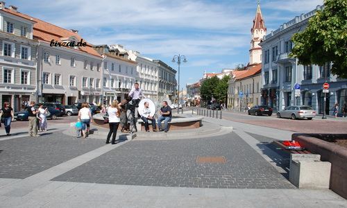 Vilnius Altstadt Marktplatz Pilies Gatve