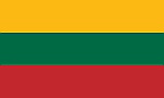 Echter Litauer Flagge