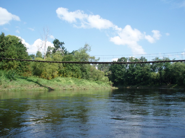 Hängebrücke Taurage Litauen