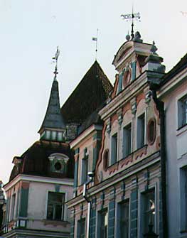 Fassaden von Tallinn