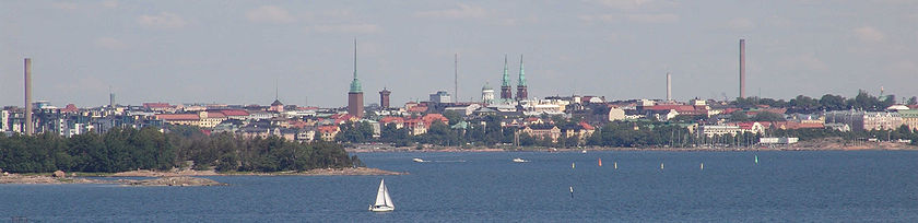 Helsinki Ansicht von See